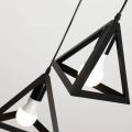 3 in 1 Triangle Shape Hanging Lamp, Ceiling Light, Ceiling Lamp, Pendant Lamp, Modern Light Fixtures for Home Lighting, Office Lighting, TV Lounge, Bed Room, Led Light, Led Bulb, Filament Bulb (BULB NOT INCLUDED). 