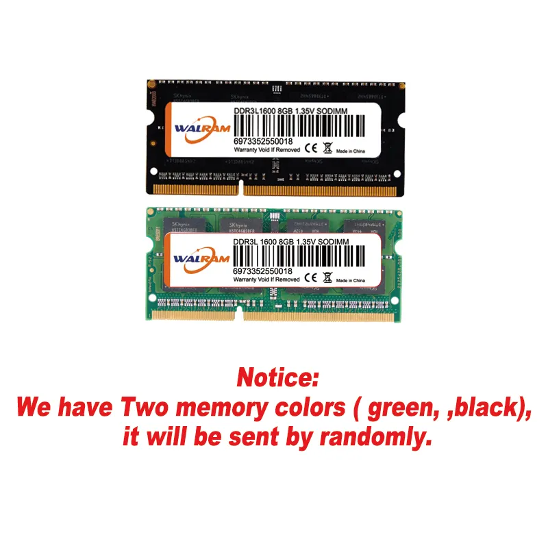 WALRAM 2PCS Memoria Ram DDR3 8GB 1600MHz DDR4 2666MHZ 3200MHZ - Main Image