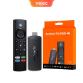Velec Android 12 Smart Stick 8K Streaming Media Player with Voice Remote Support Netflix YouTube Allwinner H616 for HD TV.