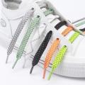 1Pair Reflective Laces Flat Shoelaces for Sneakers Colorful Reflective Shoe laces Luminous Shoelace 100/120/140/160CM Strings.