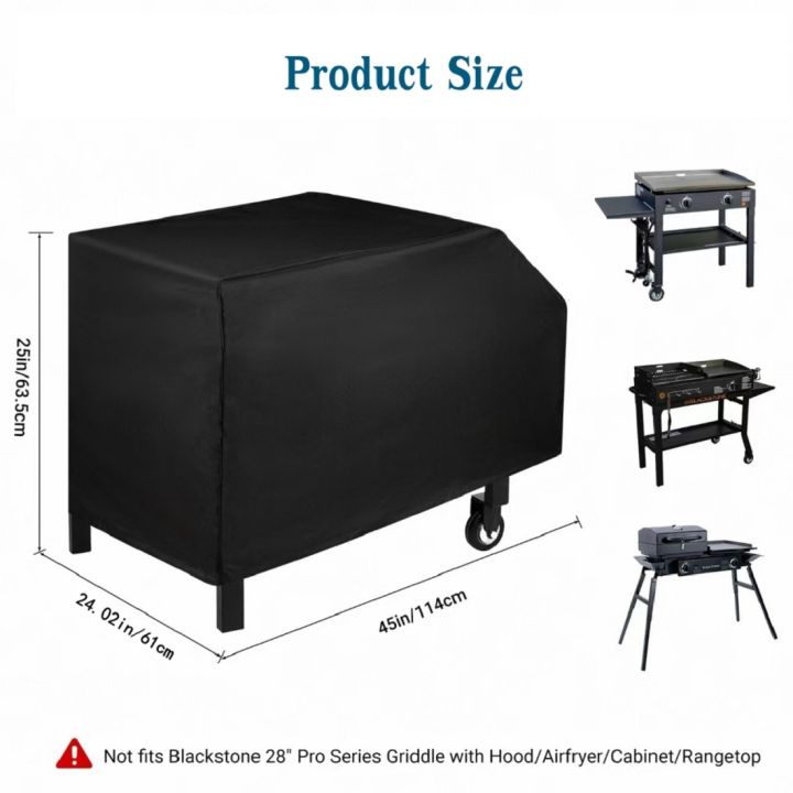 28%20inch%20Blackstone%20Griddle%20Cover,%20Heavy%20Duty%20Waterproof%20Anti-UV%20Canvas%20Flat%20Top%20BBQ%20Cover%20for%20Blackstone%2028''%20Outdoor%20Cooking%20-%20Image%202