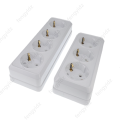 Wall Mount Socket EU Standard Electrical Outlett Ground Power Socket Plugs Flame Retardant Plastic.