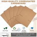 Mailing Shipping Boxes, 7.6x3.94x5.1inches, Brown Corrugated Cardboard Mailer Box With Lids, Single Wall, 32Lb/sq inch,. 
