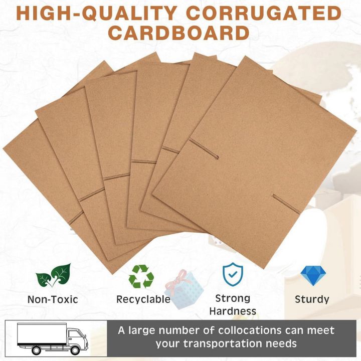 Mailing%20Shipping%20Boxes,%207.6x3.94x5.1inches,%20Brown%20Corrugated%20Cardboard%20Mailer%20Box%20With%20Lids,%20Single%20Wall,%2032Lb/sq%20inch,%20-%20Image%203