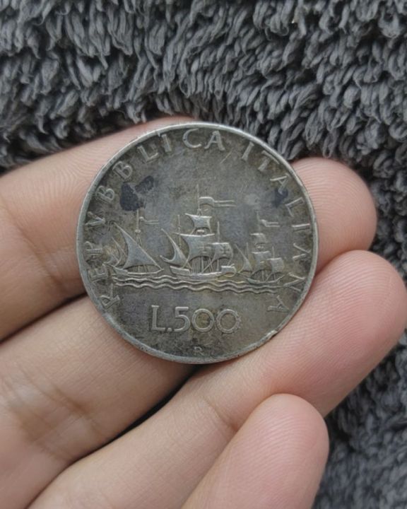 REPVBBLICA ITALIANA L.500 - Weight 10.97 Grams Silver Coin