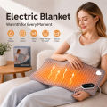 Eu Plus Standard Electric Heating Blanket Multi-Functional Warming Blanket Protects Waist Shoulders Neck Winter Warmth Item.