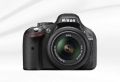 Nikon D5200 24.1 MP CMOS DSLR with 18-55 lens. 