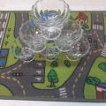 olila glassware n008 6pis ice cream Bowl set.