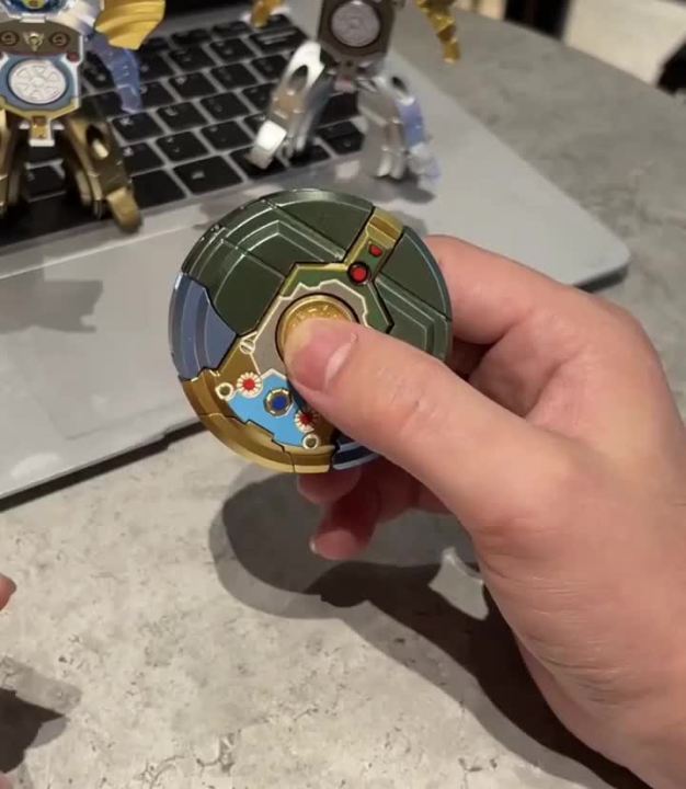 New 360 Rotating Ball Deformation Robot Fingertip Gyro Decompression Toy, Anti-compression Adult Sensory Toys, Children's 