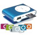 Mini MP3 Player / MP4 Player / Portable Music Player /  Shuffle, Memory Card Supported upto 8GB & Rechargeable with Free Hands Free and Charging Cable. 
