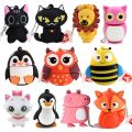 JASTER Cute Cartoon USB Flash Drive 64GB Animal Penguin Pen Drive 32GB Cat Owl Memory Stick 16GB Frog Pendrive 8GB Creative . 