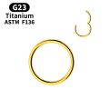 1Pc G23 Titanium Hinged Nose Rings, Body Clips Hoop Rings For Women Men Cartilage Piercing Jewelry Segment Lip Ear Ring Jewelry. 