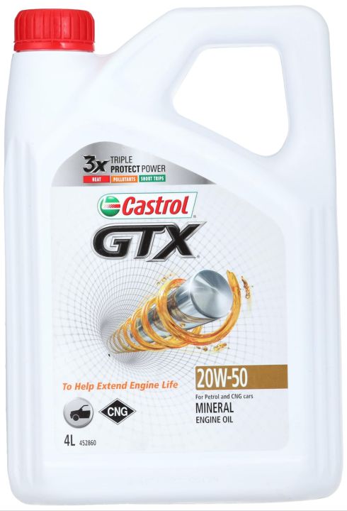 Castrol GTX 20W-50 ( 4 LITRE)