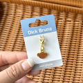 Miffy Boris Cute Mini Metal Pendant Cartoon Keychain Bag Kawaii Zipper Decoration Toy.