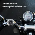 Motorcycle Bike Handlebar Mount  Clock  Waterproof Chrome Moto Accessories. 