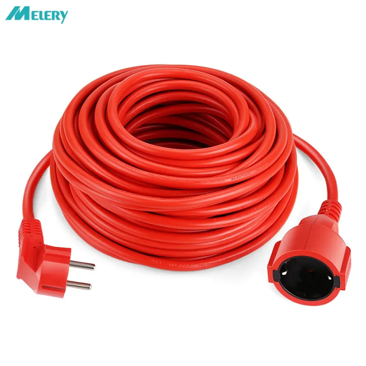 Power%20Strip%20Extension%20Cord%205/10/20m%20Cable%2016A%20EU%20Outlets%204000w%20Electric%20Schuko%201.0mm%20Red%20Indoor%20Outdoor%20Plug%20Sockets%20Engineering%20-%20Image%202