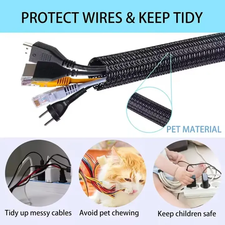5/1M%20Braided%20Cable%20Sleeve%20PET%20Nylon%20Wrapping%20Cable%20Casing%20Cable%20Sleeves%20Wire%20for%20Desk%20PC%20TV%20Wire%20Protector%20Cable%20Wrap%20Cover%20-%20Image%202
