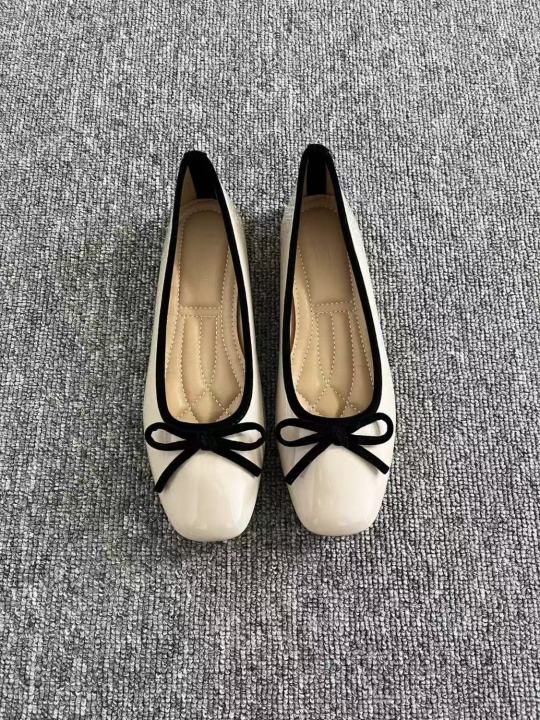 Spring%20New%20French%20Square%20Toe%20Flat%20Shoes%20-%20Women's%20Shallow%20Bowknot%20Casual%20Mary%20Jane%20Flats,%20Comfortable%20Versatile%20Daily%20Pumps%202026%20-%20Image%203