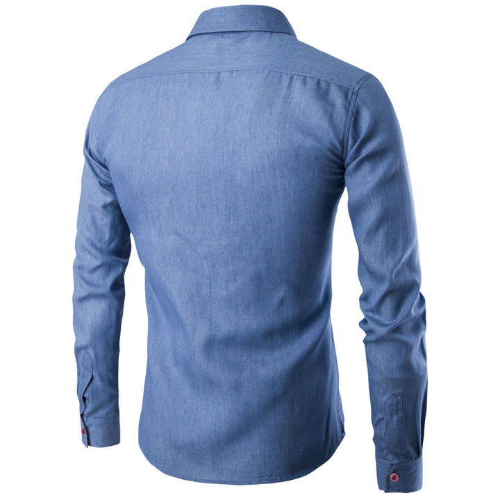 Mens%20Denim%20Shirts%20Long%20Sleeve%20Men%20Dress%20Shirt%20Fashion%20Slim%20Fit%20Style%20Navy%20Blue%20Jeans%20Male%20Shirt%20Longsleeve%20Shirt%20for%20Men%20-%20Image%205