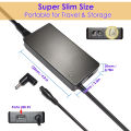 90W Universal Laptop Charger for HP Stream ENVY x360 Dell Latitude Inspiron XPS Chromebook Acer Aspire Swift Asus Vivobook . 