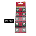 20 Pieces Hand Watch Battery for Dial Watch- Model- AG4, 377, SR626, SR626W. 