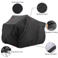 Quad Bike ATV Cover Universal 210D Oxford Waterproof Motorcycle Vehicle Scooter Kart Motorbike Resistant Dust UV Protector Black.