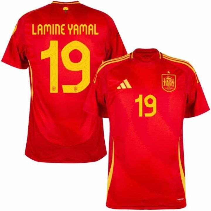 lamine yamal kit spain kit 19 number kit best quality kit new kit lamine yamal youngster kit spain star boy kit euro kit best quality kit