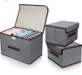 Home Fabric Folding Storage Storage Box With Lid Dustproof Portable Box Clothing Sundries Multifunctional Storage Box. 