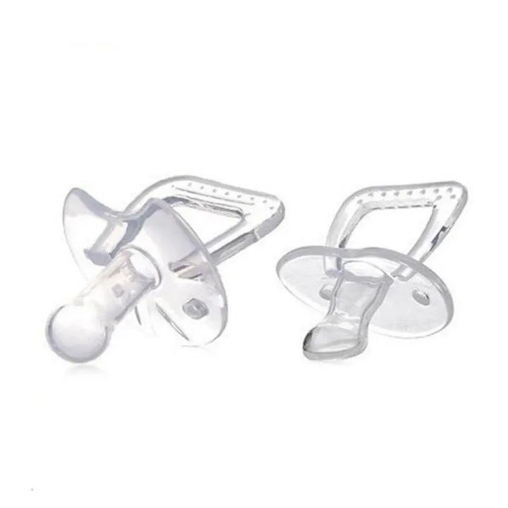 Baby Silicone Nipple Pacifier Teether Soother Round/Flat