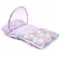 Infant Baby sleeping Bag Carrier With Head Pillow - Newborn Baby Carry nest Sleeping Bag Sleeping Bed With Net Cover - Mosquito Protector Net. 
