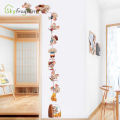 Cartoon Mouse Family Kids Room Decor Self-adhesive Cute Mice Stickers Home Decor Living Room Decoration Background Wall Sticker. 