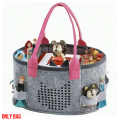 Portable Carrying Case for Toniebox Starter Set and Figurines Travel Felt Cloth Musical Toy Folding Bag for Toniebox Accessories. 
