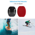 Accessories Kit Helmet Mount With J Hook Buckle Holder Base for Hero 13 12 11 10 9 8 7 SJCAM AKASO Osmo Action Cameras.
