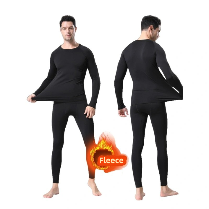 Winter%20Fleece%20Tees%20Compression%20Thermal%20Underwear%20Warm%20Mens%20Skiing%20Sports%20Tops%20Long%20Sleeve%20Solid%20Running%20T-Shirts%20-%20Image%203