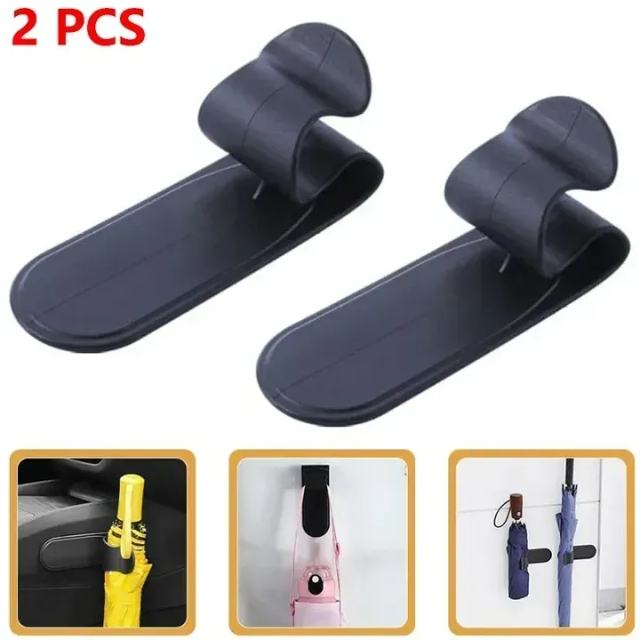 1/2Pcs%20Universal%20Stylish%20Car%20Umbrella%20Hook%20Holder%20Multifunction%20Adhesive%20Plastic%20Umbrella%20Holders%20Auto%20Interior%20Accessories%20-%20Image%204