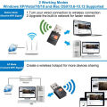 150m/300m/600mbps 2.4GHz+5GHz Dual Band USB Wifi Adapter Wireless Network Card Wireless USB WiFi Adapter Dongle PC NetworK. 
