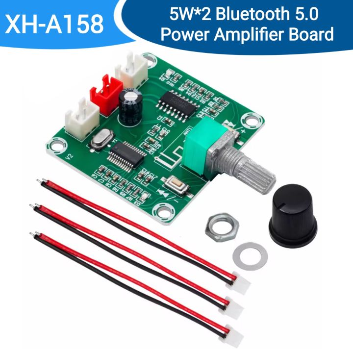 XH-A158 PAM8403 Audio Power Amplifier Board 2 times 5w Bluetooth-compatible 5.0 DIY Wireless Speaker Amplifier Board 2 Channel