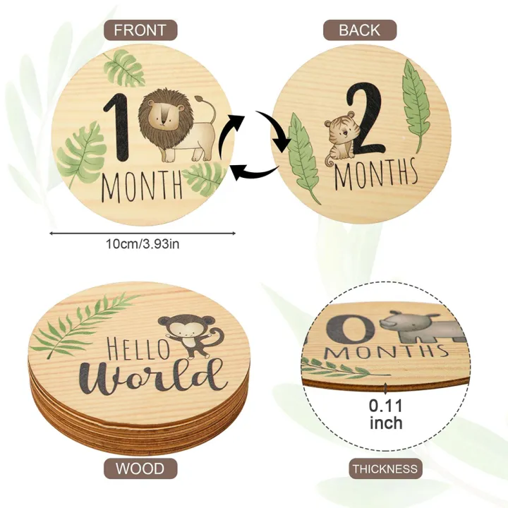 7PCS%20Newborn%20Photography%20Props%20Wooden%20Monthly%20Milestone%20Cards%20Baby%20Shower%20%20for%20Boys%20and%20Girls%20Photography%20Accessories%20-%20Image%202