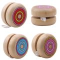 2pcs Wooden Circular Yo-Yo Balls - Multi-Piece Set for Physical Exercise, Party Games & Hobby Collections Christmas s ZSY.