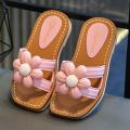 Children Slippers Kids Summer Cartoon Beach Shoes Girls Baby Soft Sole Non-Slip.
