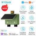 Tuya Smart WiFi Solar Sprinkler Water Timer 2Zone Garden Irrigation Controller Outdoor Automatic Hose Drip Watering System Alexa. 