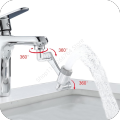 1080° Rotation Kitchen Tap Universal Washbasin Faucet Extender Aerator Bubbler Nozzle Bathroom 2 Spray Modes Tap Extend Adapter.