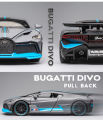 1/32 Alloy Diecasts Metal Toy Car Model Bugatti Divo Toy Vehicles Miniature Car Model With Light Toys For Boys Kids Christmas Gi. 