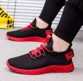 Sneakers: Colorful Lace-Up Lightweight Shoes for Men - Fashionable and Comfortable.