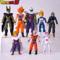 Hot-blooded Super Anime Action Figures Set - Son Goku Son Gohan Vegeta Frieza - Collectible Assembly Model Toys  for Kids. 