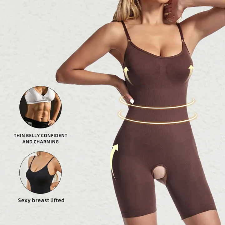 Women%20Seamless%20Bodysuit%20Compression%20Open%20Crotch%20Shapewear%20Push%20Up%20Belly%20Tightening%20Corset%20Slimming%20Butt%20Lifter%20Full%20Body%20Shaper%20-%20Image%203