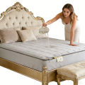 6 Sides Full Wrap Zipper Waterproof Quilted Microfiber Anti-mite Antibacterial Queen Mattress Protector Breathable Bed Cover. 