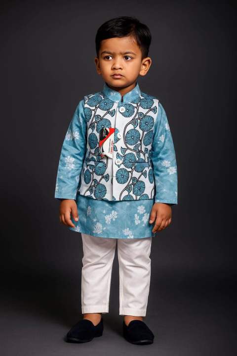 Boys%20Panjabi%20with%20Printed%20Waistcoat%20&%20White%20Payjama%20/%20Trouser%20%E2%80%93%20Kids%203%20Piece%20Eid%20&%20Party%20Wear%20Set%20(White,%20Maroon,%20Light%20Indigo,%20Sky%20Floral)%20-%20Image%202