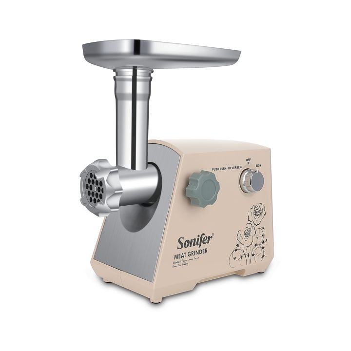 Sonifer SF-5002 household 1200w copper motor 3pcs metal disc electric meat grinder