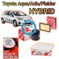 Toyota Aqua/Axio/Fielder Hybrid Engine Oil/Engine Oil Filter/Air Filters/AC Filters Full Package Set. 